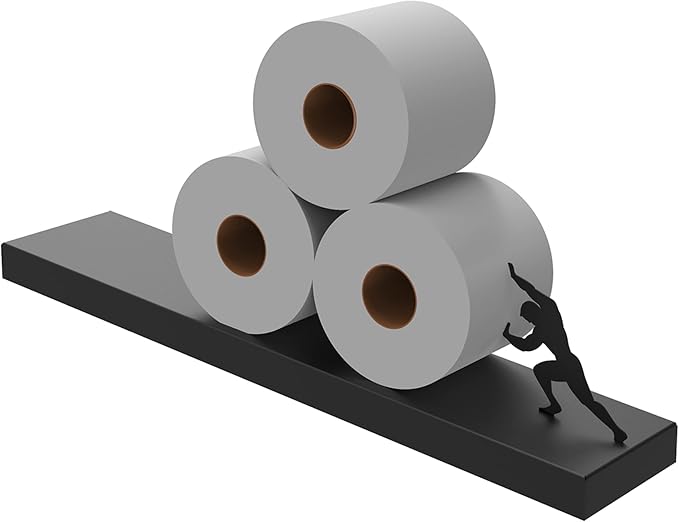 Artori Floating Toilet Paper Shelf Storage - Image 7