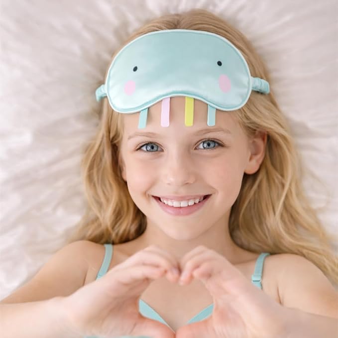 Orose Kids Silk Sleep Mask Cute Adjustable Original Design - Image 2