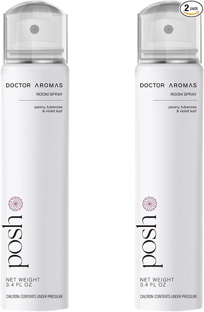 Doctor Aromas Premium Air & Room Spray – Peony & Tuberose Long-Lasting Fragrance by DOCTORAROMAS