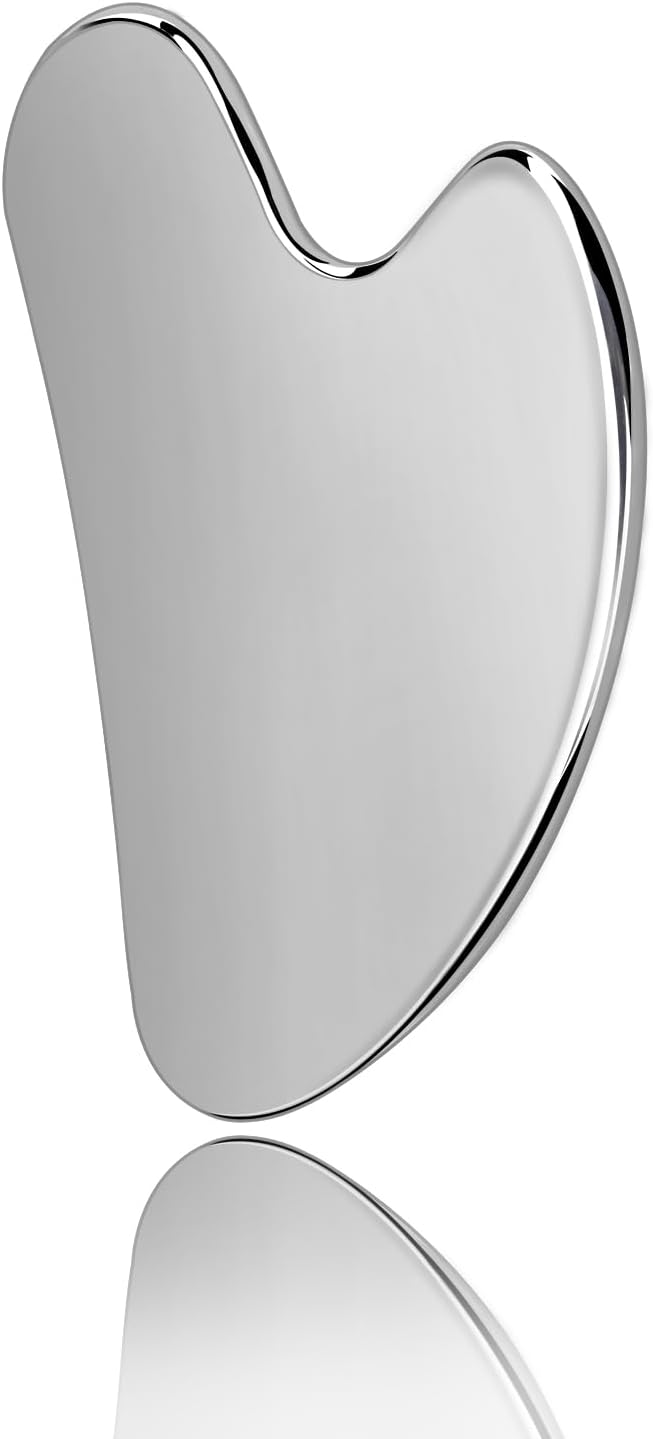 Gua Sha, Stainless Steel Gua Sha Facial Tools, Guasha Tool by OXT