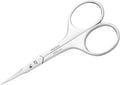 Cuticle Scissors Extra Fine Curved Blade, Extra Slim Scissors by ZIZZLON