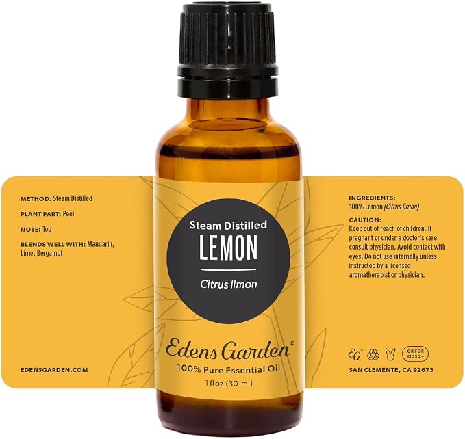Edens Garden Lemon- Steam Distilled Essential Oil- 100% Pure Premium Grade - Image 8