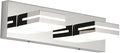 SineRise LED Modern Bathroom Vanity Light Fixtures, Chrome Modern Acrylic by SINERISELIGHTING