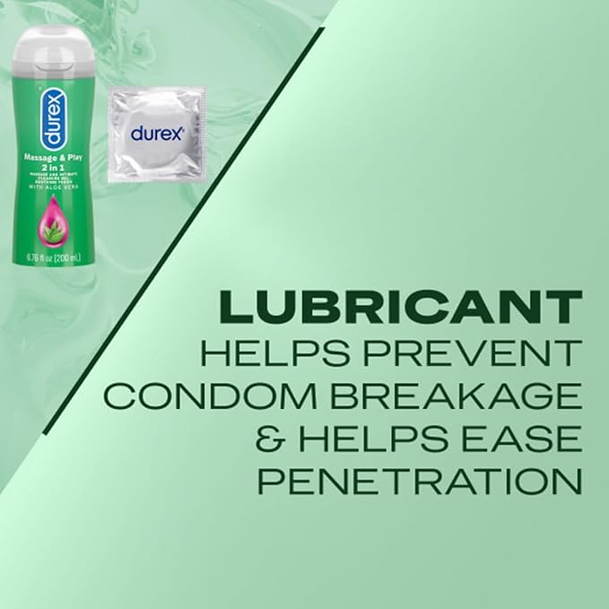 Durex Massage & Play 2 in 1 Lubricant, 6.76 oz., Soothing Touch - Image 5
