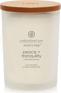 Chesapeake Bay Candle Scented Candle Peace + Tranquility Medium Jar Home Décor by ChesapeakeBayFragrance