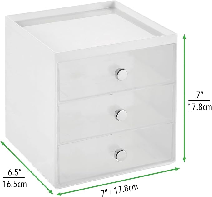 mDesign Makeup Organizer Storage Station Cube - Image 2