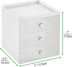 mDesign Makeup Organizer Storage Station Cube - Image 2