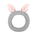 Cute Gray Rabbit Ears Headband Frog Eye Elastic to Wash Face by Jowmoy