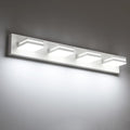 SineRise LED Modern Bathroom Vanity Light Fixtures, Matte White Modern Acrylic by SINERISELIGHTING