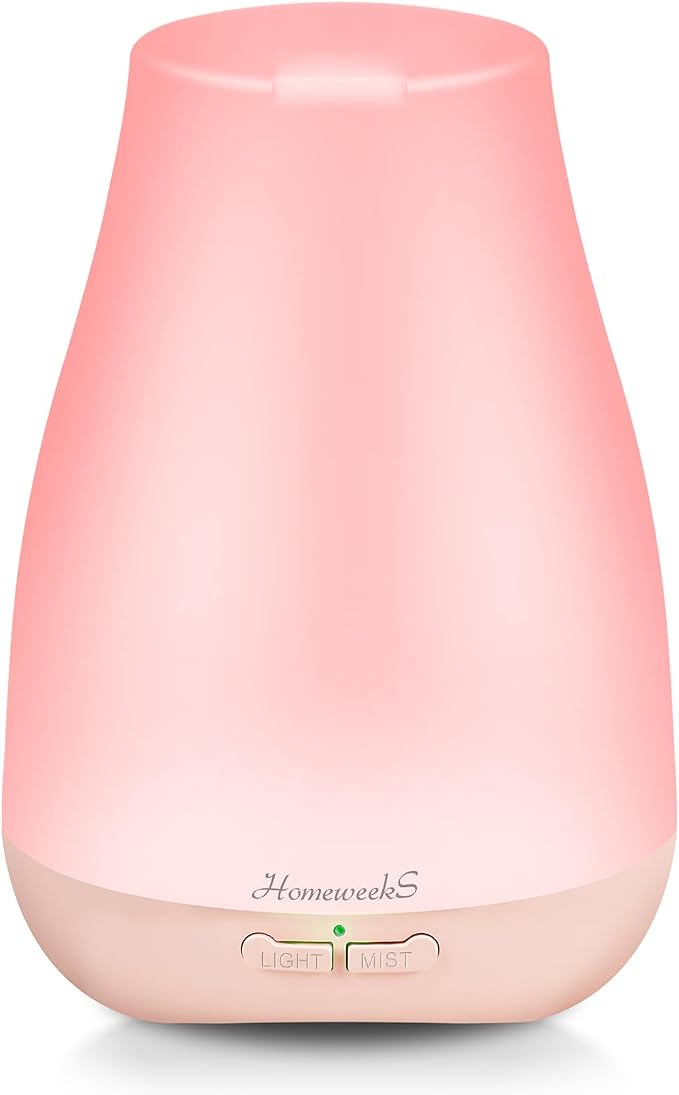 Homeweeks Diffusers, 100ml Colorful Essential Oil Diffuser by Homeweeks