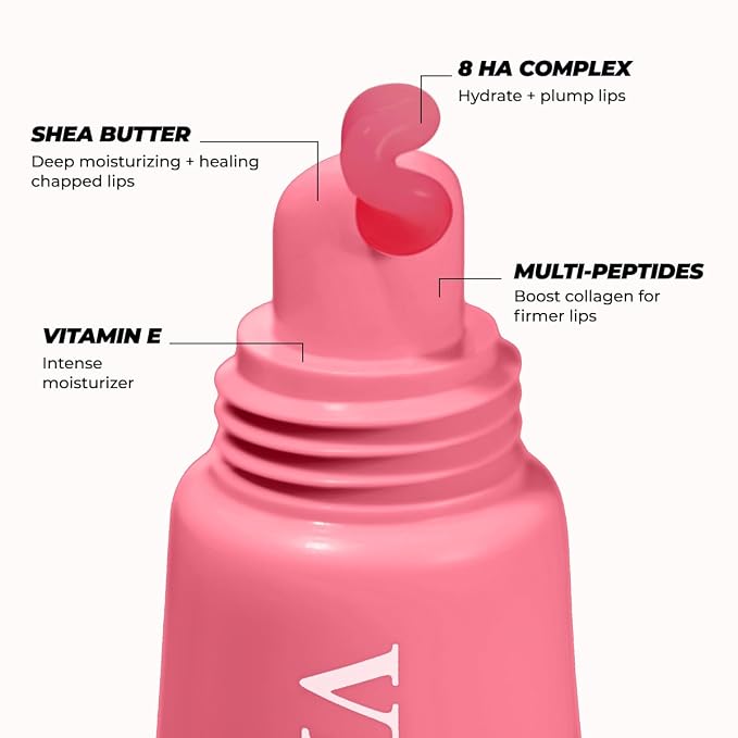Vitamasques Lip Butter Balm Strawberry Pack of 2, Korean Lip Balm - Image 3