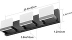 Tipace Black LED Vanity Lighting Fixture Modern 3 Lights Vanity Lights - Image 5
