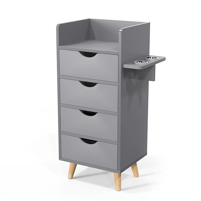 OmySalon Salon Station, 4 -Layer Beauty Barber Salon Styling Station Organizer by OmySalon