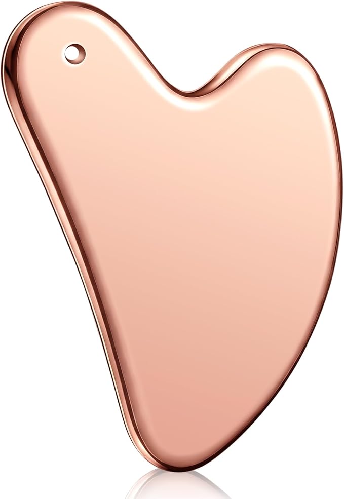 Nuanchu Stainless Steel Gua Sha Facial Tool, Metal Gua Sha by Nuanchu