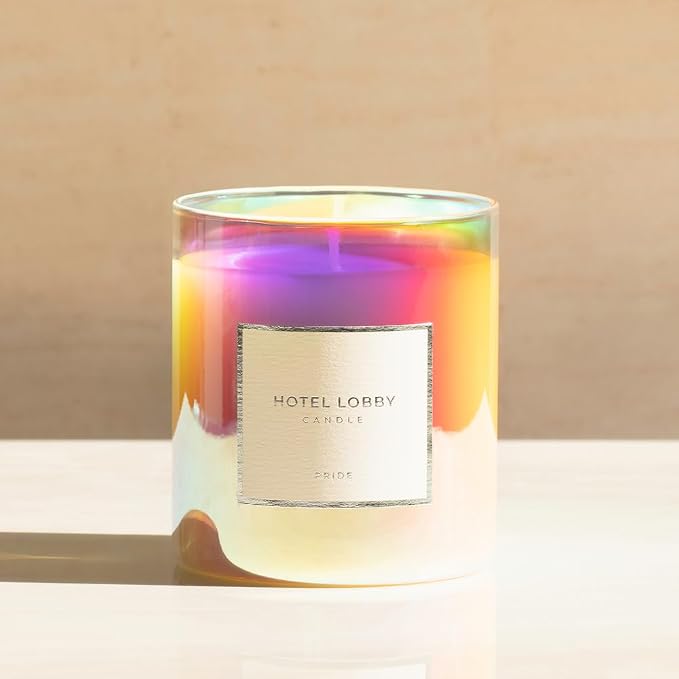 Hotel Lobby Pride Candle – Hand-Poured 9.75oz 100% Soy Wax - Image 2