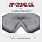 Sleep Mask, 3D Deep Contoured Eye Covers - Image 3