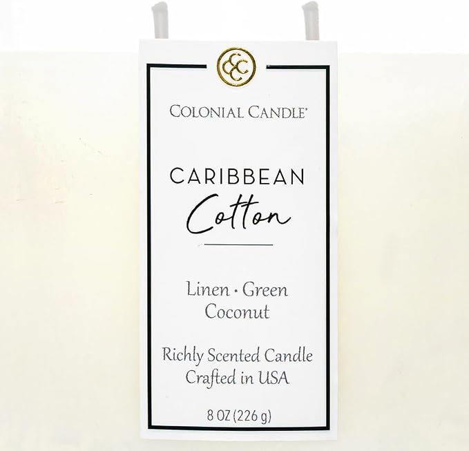 Colonial Candle Caribbean Cotton Scented Candle Jar, Highly Fragranced Candles - Image 5
