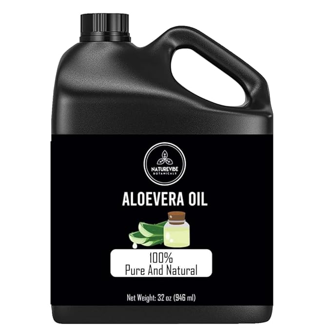 Naturevibe Botanicals Aloevera Oil 32 Ounces | 100% Pure and Natural | Great by NaturevibeBotanicals