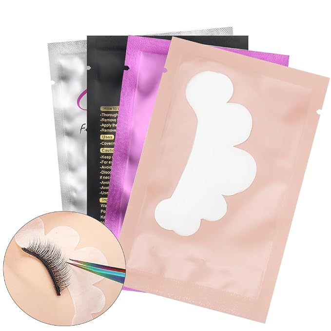 100 Pairs Eye Under Gel Pads Eyelash Extensions Patches, Lash Extension Lint - Image 6