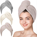 3 Pack Microfiber Hair Towel Wrap by YHPDYL