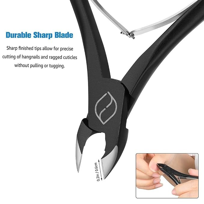 FERYES Cuticle Cutters 1/2 Jaw - Image 4