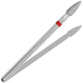 Nail Drill Bits, 3/32 Inch Diamond Acrylic Nail Drill Bits by Vnjaoi
