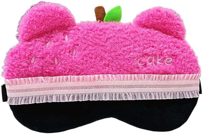 PERFECTSIGHT Sleep Eye Masks, Cute Bear Plush Sleep Eye Cover Lightweight by PERFECTSIGHT