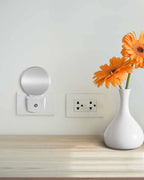 Night Lights Auto Sensor Grey Ombre Night Light Solid Color Round Lamp Plug-in - Image 4
