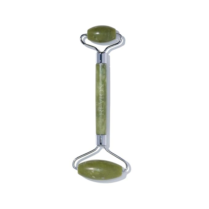 Revlon Jade Stone Face Roller, Dual-Sided Face Massager to Cool and De-Puff by RevlonConsumerProductsCorp