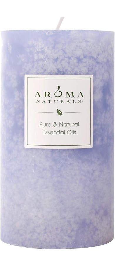 Aroma Naturals Essential Oil Scented Pillar Candle, Tranquility, 2.75 Inch X 5 by Aroma+Naturals