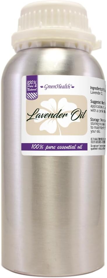 2 Bottles – GreenHealth Lavender Essential Oil – 16 fl oz Each – 100% Pure & - Image 2
