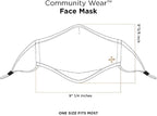 Tommie Copper Community Wear Face Masks I Double Lined, Copper Infused - Image 7