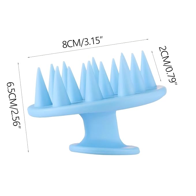 INVODA 4PCS Scalp Scrubber Brush Shampoo Massager - Image 2