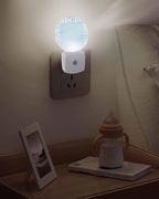 Night Lights Auto Sensor Alphabet Night Light Teal Blue Modern Minimalist - Image 5