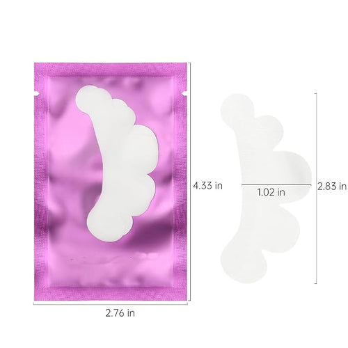 100 Pairs Cloud Shape Eye Under Gel Pads Eyelash Extensions Patches, Lash - Image 2