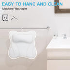 Bath Pillow for Tub Luxury Bathtub Pillow for Head and Neck 4D Air Mesh Spa - Image 8