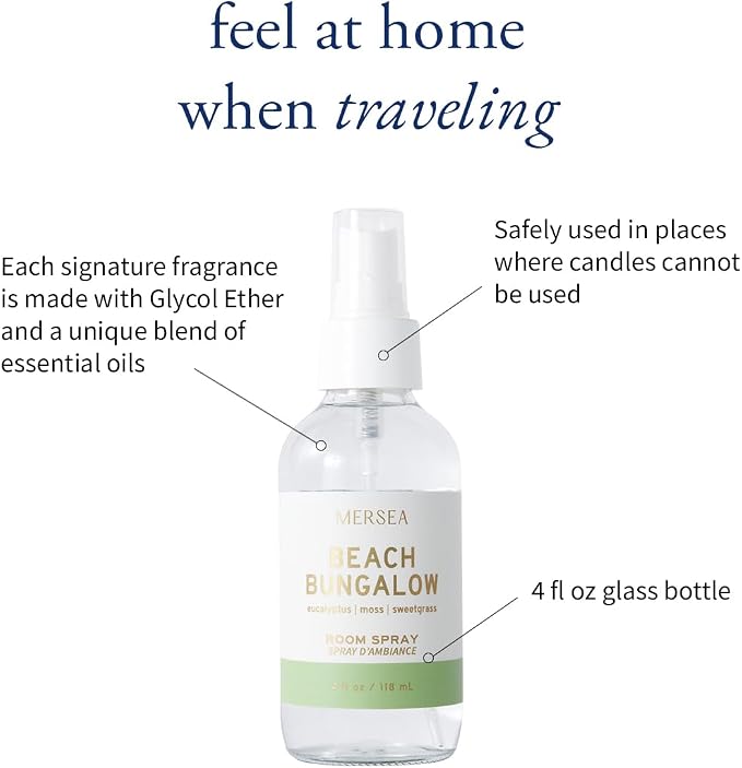 MERSEA Luxury Room Spray, Beach Bungalow, 4 oz - Image 2
