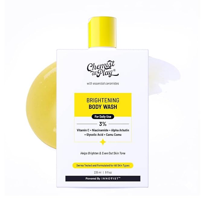 Chemist at Play Brightening Body Wash|Glowing Skin Vitamin C Bodywash | Helps by ChemistAtPlay