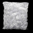 100 Pcs Disposable Plastic Shower Caps Clear Elastic Thick Bath Cap - Image 2