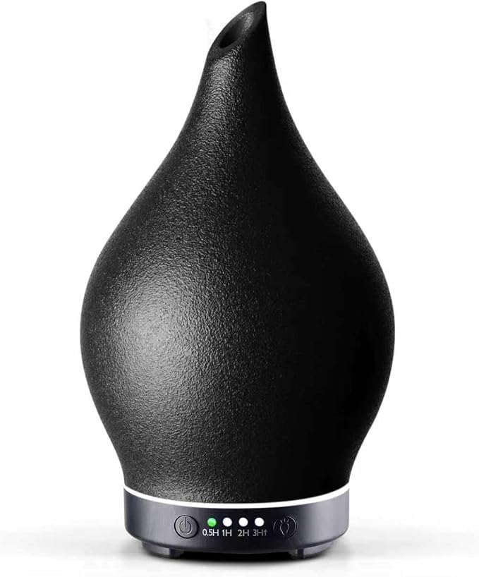 Porseme 150ml Essential Oil Diffuser Ceramic Color Changing Aroma Air Diffusers by Porseme