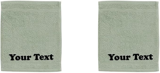 Personalize Your Towels with Custom Embroidery: Names, and Initials. Perfect by Ephesos