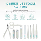 Éclat Manicure Pedicure Kit for Men & Women, Cuticle Pusher, Personal Care - Image 2