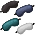 BBTO 4 Pcs Silk Sleep Eye Masks Smooth Soft Satin Eye Covers by BBTO