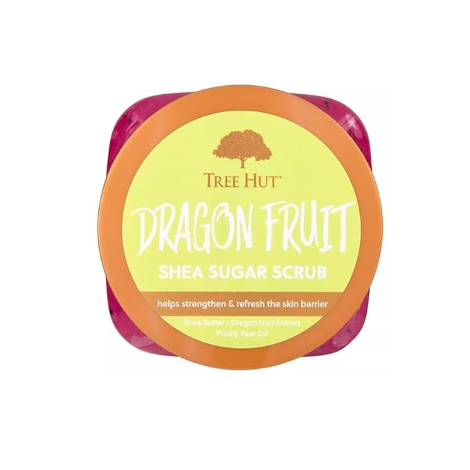 Tree Hut Dragon Fruit Shea Sugar Scrub, Exfoliating, Hydrating & Moisturizing - Image 2