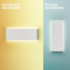 Aipsun 15.75in Matte White Modern Vanity Light Up and Down LED Vanity Light - Image 2