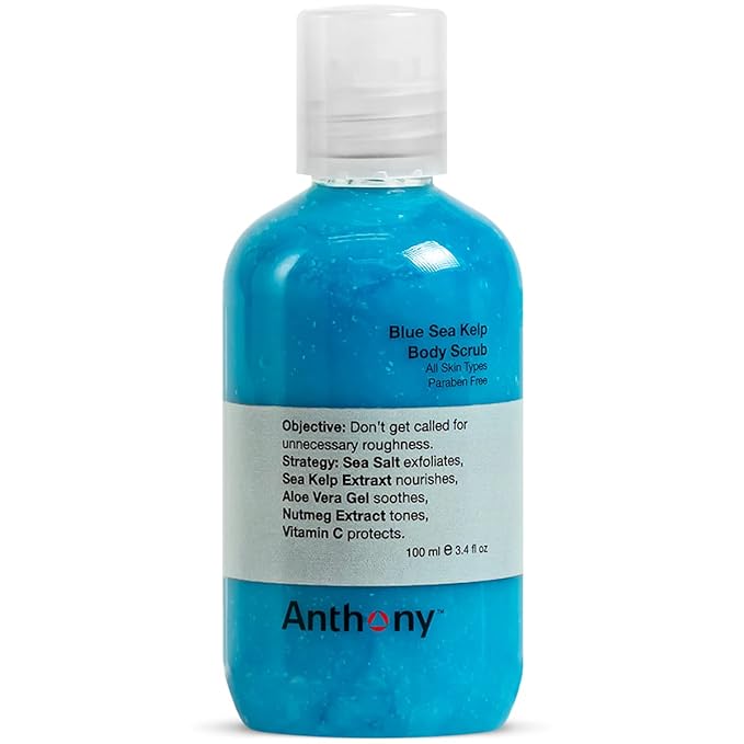 Anthony Exfoliating Body Scrub – Sea Salt, Vitamin C, And Aloe Vera Deep Cleans by ANTHONY