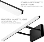 Aipsun 24 inch Black LED Vanity Light Adjustable Modern Bathroom Vanity Light - Image 4