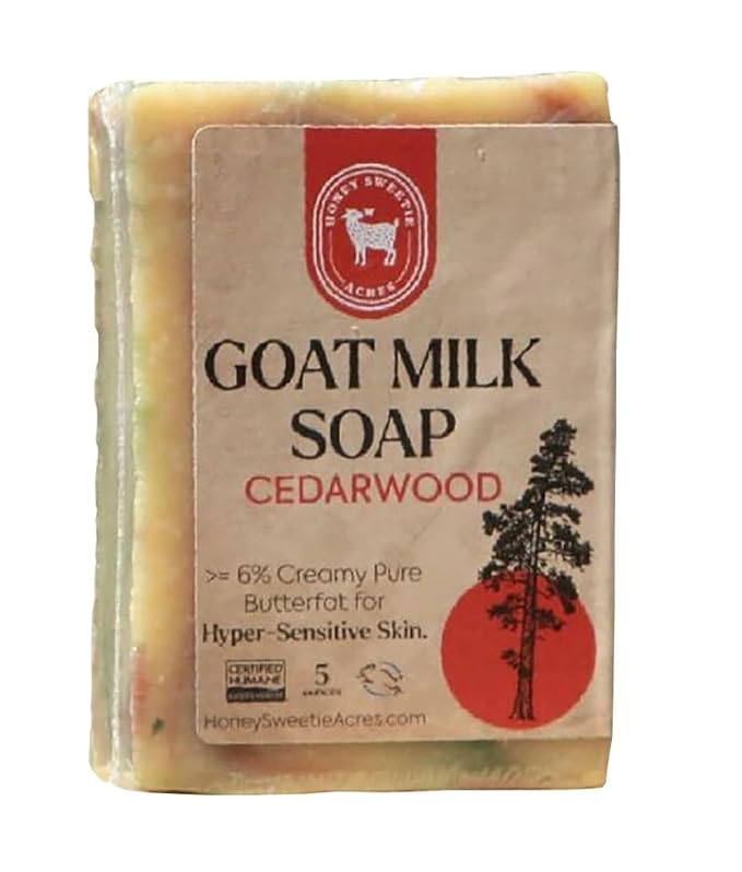 Honey Sweetie Acres Cedarwood Goat Milk Soap by HoneySweetieAcres