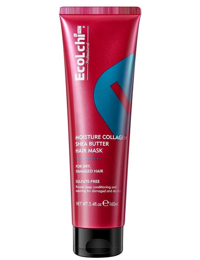 Collagen Shea Butter Hair Mask Deep Repair Conditioning Moisture Collagen Shea by ECOLCHIPRO