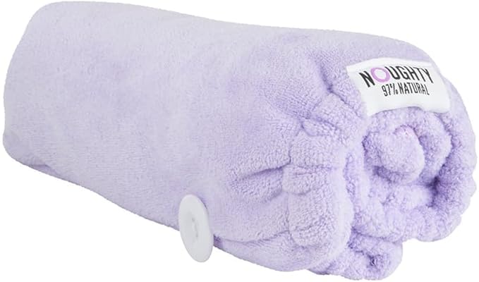 Noughty 97% Natural Purple Microfibre Hair Towel, Hair Towel Wrap Quickly by KMINoughty